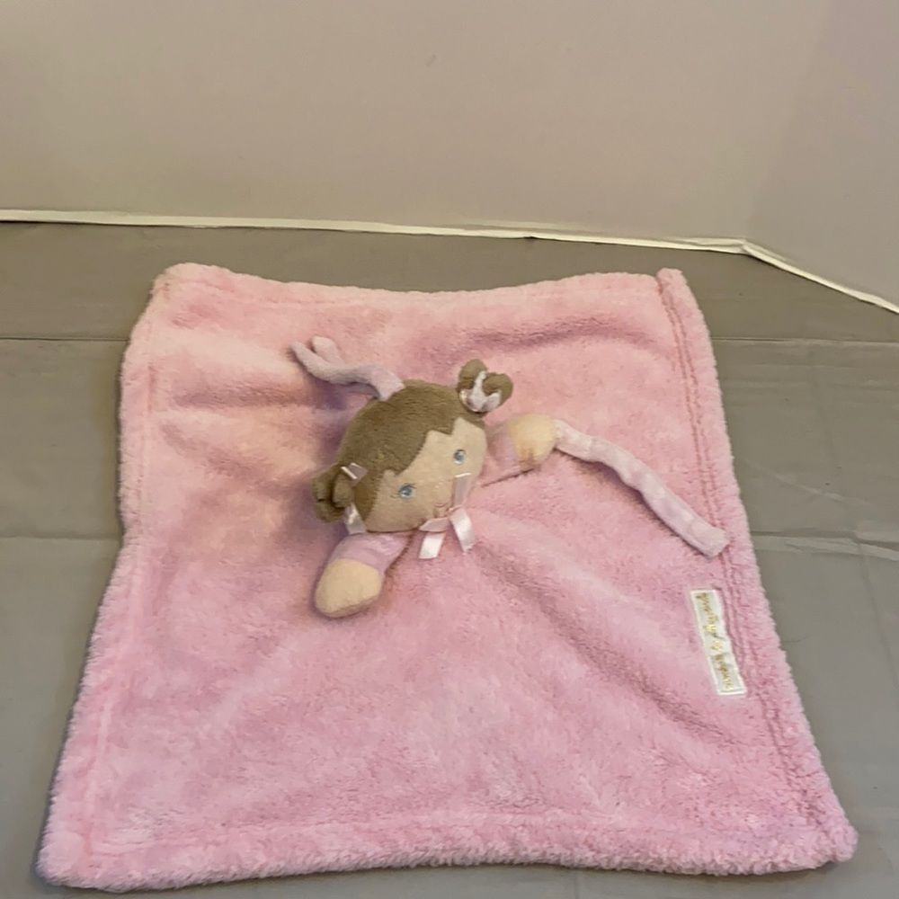 Blankets and beyond pink doll pacifier holder‎